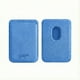 thumbnail image 1 of Cartera Wallet Alcantara Gamuza Suave Para Iphone Magsafe Azul Mar., 1 of 6