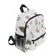 thumbnail image 2 of FORMRS School Backpack with Front Zippered Pocket 12" Student Travel Daypack, Christmas Forest, 2 of 6