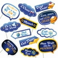 thumbnail image 4 of Hanukkah Photo Booth Props – 12 Piece Jewish Holiday Party Decorations for Festival of Lights Family Celebration, 4 of 5