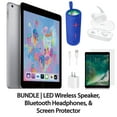 thumbnail image 6 of Restored Apple iPad 6 9.7" 32GB Space Gray (Wifi) Bundle: LED Wireless Speaker, Bluetooth Headphones, & Screen Protector (Refurbished), 6 of 7