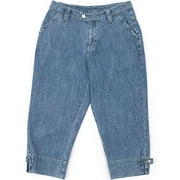 Riders - Women's Tab-Front Pedal-Pushers