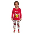 Dr. Seuss Unisex Toddlers Grinch Matching Family Pajamas Set, 2Piece