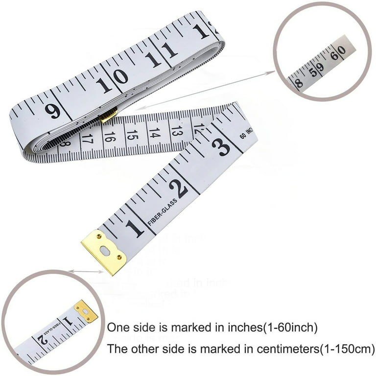 wozhidaoke office supplies soft tape measure double scale body sewing  flexible ruler weight loss ruler home1 valentines day decor