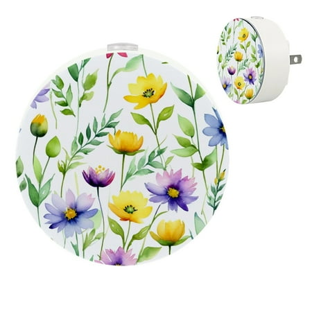 

YZUOUZY Bedside Lamps Small Lamp Bedroom Lamps Set of 2 Daisy Carnation Yellowcup Flowers