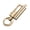 Gold#532, variant on Vintage Portable Lighter Bottle Keychain, Aluminum Alloy with Leather Cover, 10000 Ignitions Fire Starter for Outdoor Camping and Survival
