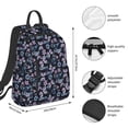 thumbnail image 4 of Balery Love Butterflies Lightweight Backpack for Men and Women - Durable and Water-Resistant, Ideal for School, Work, Travel, and Everyday Use, 4 of 9