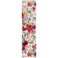 thumbnail image 2 of Safavieh Easy Care Alana Floral Runner Rug, Ivory/Red, 2'3" x 9', 2 of 10