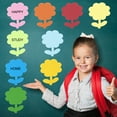 thumbnail image 4 of Unique Bargains Flower Cutouts Paper Flowers, Colorful Flower Cutout for Classroom Decoration Style 2, 72 Pack, 4 of 8