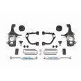 thumbnail image 1 of Fabtech Motorsports Lift Kit Suspension K7050 Basic; 4 Inch Front Lift; 1 Inch Rear Lift; With Rear Performance Shock Absorbers In Kit; Black Components/White Shock Absorbers, 1 of 4