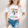 thumbnail image 1 of iTNHFP Mode Filles Garçon et Fille Mode Décontractée Imprimé Col Rond T-Shirt Manches Courtes Ample, 1 of 3