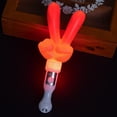 thumbnail image 4 of LED Foam Glow Sticks Finger Shaped Bulk Glow Sticks 3 Lighting Modes Gesture Party Supplies Battery Powered Fluorescent Light Props for Kindergarten Concerts Parties, 4 of 7