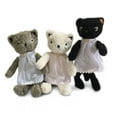 thumbnail image 2 of Muñecos de peluche de gatos kawaii, animales de peluche para vestir a un gato, juguetes suaves para novias, niñas, regalos de cumpleaños y Navidad, 2 of 5