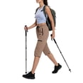 thumbnail image 5 of cocolona Womens Summer Casual Drying Cargo Capri Pants Elastic Waist Drawstring Straight Outdoor Hiking Cropped Pants with Pockets, 5 of 5