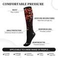 thumbnail image 2 of Sikiie Colorful Sparkling 1 Pairs Compression Socks for Men and Women 15-20 mmHg Running Support Socks, 2 of 7