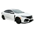 thumbnail image 4 of Ikon Motorsports Compatible with 16-21 Honda Civic TR Style 3D Unpainted PP Side Fender Air Wing Vents, 4 of 9