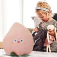 thumbnail image 2 of KOYPTL Cute Peach Stuffed Toy for 3 4 5 6 7 8 Year Old Girls Boys,Peach Throw Pillow Soft Doll Stuffed Peach Plush Toys for Kids,Christmas Gifts for Kids,Home Decor, 2 of 5