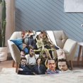 thumbnail image 5 of Sam Heughan Blanket Soft and Warm Lightweight Fluffy Throws Blankets Rug Carpet Gift for Beach Yoga Bedroom Living Room Decoration Sofa Camping Trip Dorm Decor All Season, 5 of 6