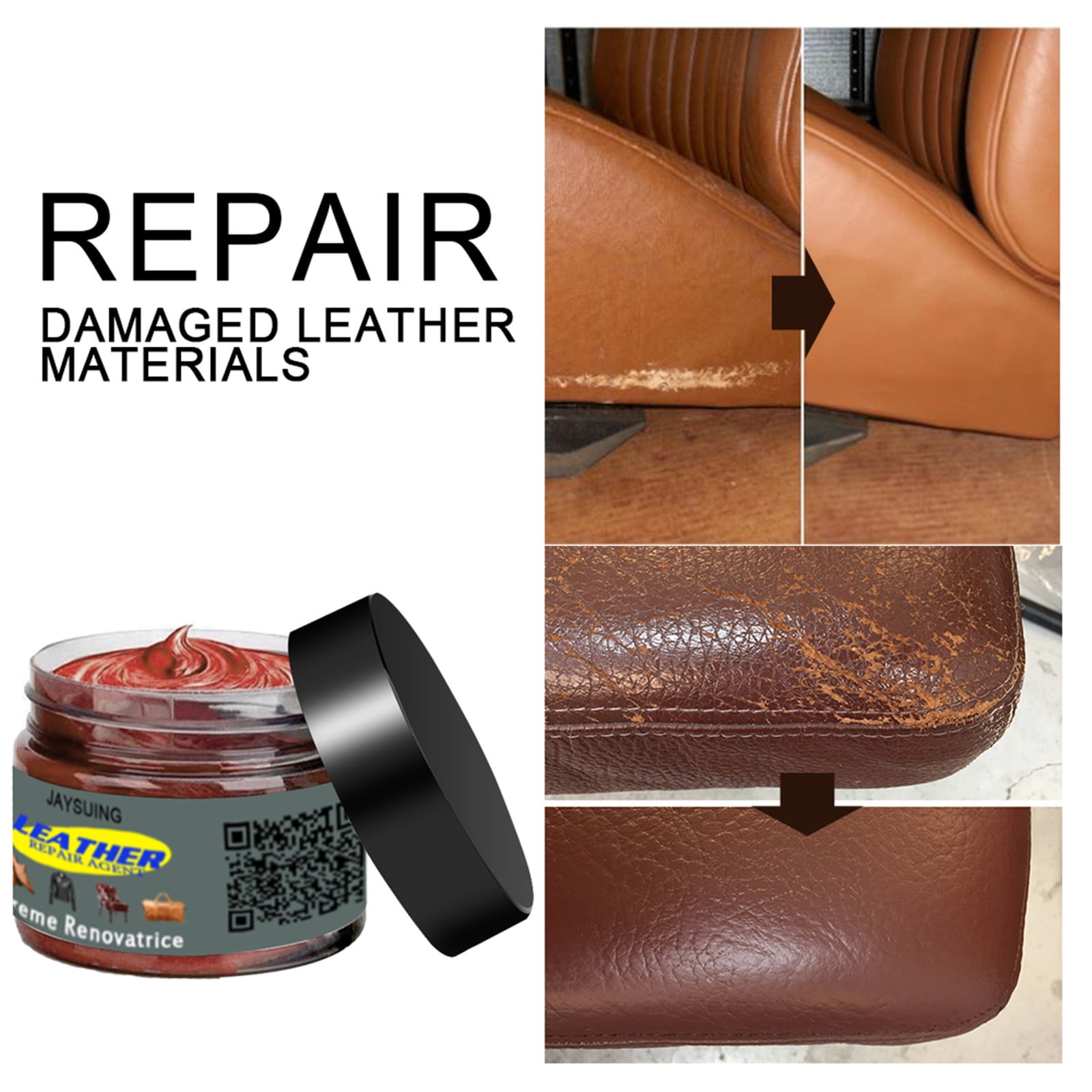 10 Colors Leather Repair Gel Refurbish Cleaner Repair Cream Advanced Sofa  Coat Car Seat Home Instrument Panels Repair Cleaner