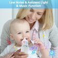 thumbnail image 5 of Nasal Aspirator for Baby, Electric Nose Booger Sucker,Automatic Nose Cleaner USB Rechargeable with 3 Silicone Tips, 5 Suctions Power, Music & Colorful Light Soothing Function for Infants Newborn Kids, 5 of 9