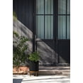 thumbnail image 6 of Veradek Demi Series Raised 12" Plastic-Stone Planter - (Black/Brown, 2 Pack), 6 of 9