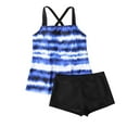 thumbnail image 6 of DISKEBUISS Women's and Women's Plus Tankinis Print Swimsuit Swim Suits with High Waisted Bottom S-5XL, 6 of 6
