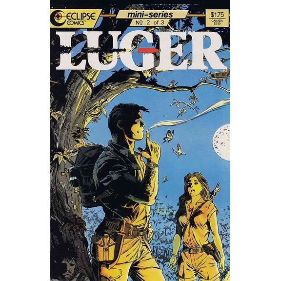 Luger #2 VF ; Eclipse Comic Book