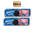 thumbnail image 5 of Asian Oreo Blueberry Raspberry Sandwich Cookies, 6 oz, 2 Packs | Taiwan Oreo | Asian Snack, 5 of 5