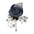 thumbnail image 3 of Broche de flores frescas para el pecho de los novios en forma de corazón, adecuado para bodas, Halloween, Navidad, 3 of 6