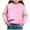 Pink, variant on Zshosam Kids Sweatshirts Girls Girls Sweate Long Sleeve Kids Trendy Crew-Neck Cute Clothes Tops,Green 3 Years