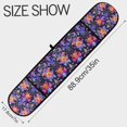 thumbnail image 3 of Dailycode Double Sided Oven Mitt with Loop Heat Resistant Kitchen Long Potholders 7" x 35" Vibrant Floral Flower Damask, 3 of 6