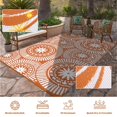 thumbnail image 4 of Alfombra de exterior Ilead, 244 x 305 cm, impermeable, reversible, naranja, 4 of 8