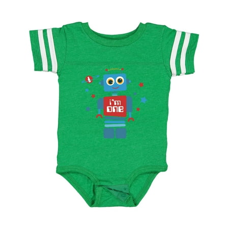 

Inktastic Robot 1st Birthday Gift Baby Boy Bodysuit