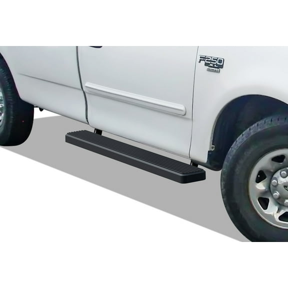 APS Running Boards 6-inch Matte Black Compatible with Ford F150 F250LD 1997-2003 Regular Cab (Include 04 Heritage)(Not for Lightning Model) (Nerf Bars Side Steps Side Bars)