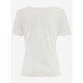 thumbnail image 5 of Long Sleeve Shirts for Women Basic Casual V Neck Tops Ribbed Slim Fitted Blouse, 5 of 5