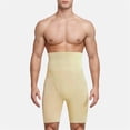 thumbnail image 2 of Krdevn Men's High Waist Compression Shorts Sculpting Abdomen Lifting Shapewear Underwear,4XL, 2 of 9