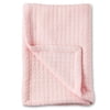 Parent's Choice Knit Baby Blanket, 100% Cotton, Soft & Cozy, Rosewater, 30" x 40"