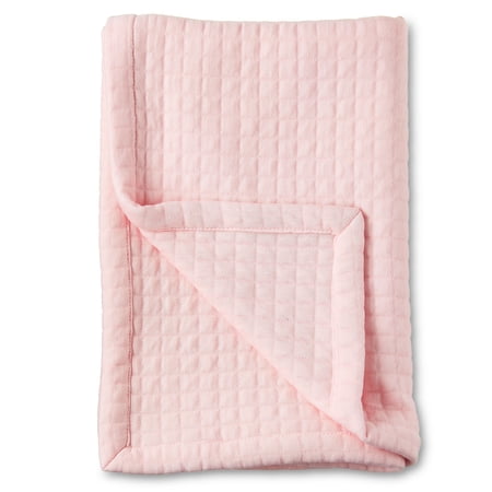 Parent's Choice Knit Baby Blanket, 100% Cotton, Soft & Cozy, Rosewater, 30" x 40"