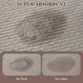 thumbnail image 2 of SIXHOME Bathroom Rugs Non Slip Rubber Backing Bath Mat Super Absorbent Bath mat Thin Soft Quick Dry Bath Runner Machine Washable Farmhouse Bathroom Mats Fits Under Door 20"x70" Beige, 2 of 7
