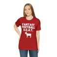 thumbnail image 5 of Funny Fantasy Football GOAT Shirt, Funny Fantasy Football Guru T-Shirt, 5 of 12