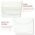 thumbnail image 4 of KONTONTY White Plastic Salad Container Multi Purpose Food Bowl for Home and Kitchen Use, 4 of 6