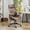Dark Coffee, variant on Ovios Ergonomic Home Office Chair Lumbar Support High Back Computer Chair Rolling Swivel Task Chairs with Wheels