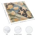 thumbnail image 3 of Nawy Shells Stars Cloth Napkins Polyester Reusable Machine Washable Fabric for Events Home Decor 4 PCS, 3 of 7
