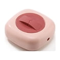 thumbnail image 1 of VONKY Charging Data Cable Organizer Rotatable Portable Travel Plastic Waterproof Wire Winder Office Line Storage Case Pink Purple, 1 of 9