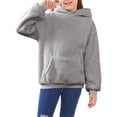 thumbnail image 3 of Autumn Winter Kids Hooded Hoodies Children Long Sleeve Casual Sweatshirt, 3 of 5