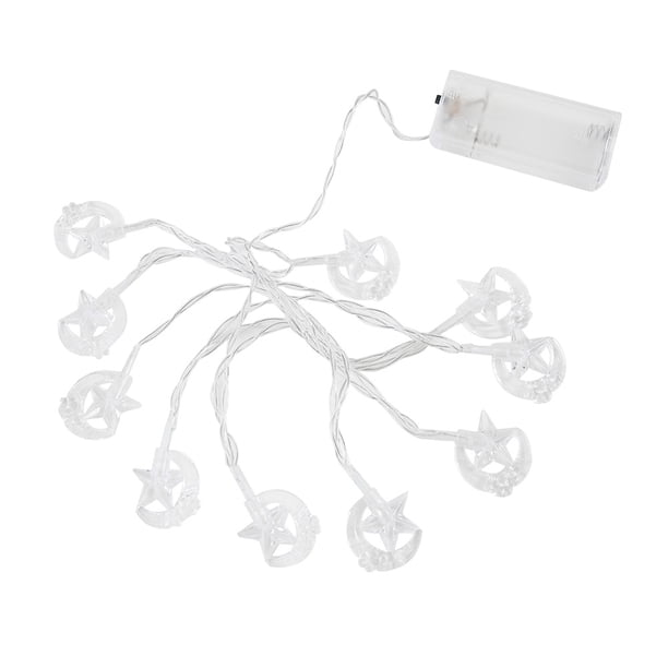 Luces De Cadena Luces De Cadena Lámpara LED de Luna y Estrella guirnalda de luces de hadas