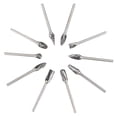thumbnail image 2 of Juego De Fresas Giratorias Duraderas Para Tallado De Acero De Tungsteno Multiusos, 10 Uds. Vogacara TO005631-02, 2 of 7