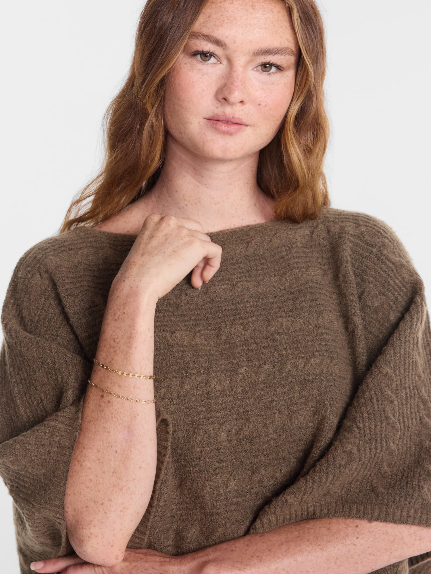 No Boundaries Sweater Poncho, Midweight, Women’s XS-XXL