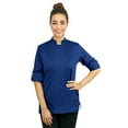 thumbnail image 4 of Slate Blue Women's Basic Chef Coat, 4 of 8