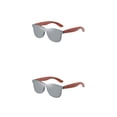 thumbnail image 3 of Transemion Lunettes Rétro Mode pour Femmes Options de Protection Ajustement Confortable Cadre Léger Argent 2Ensemble, 3 of 6