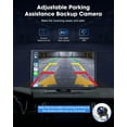 thumbnail image 4 of Estéreo inalámbrico para coche de 9 pulgadas con Apple Carplay y cámara de marcha atrás de 1080P, pantalla táctil portátil, navegación GPS., 4 of 5